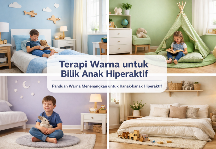 Terapi Warna untuk Bilik Anak Hiperaktif