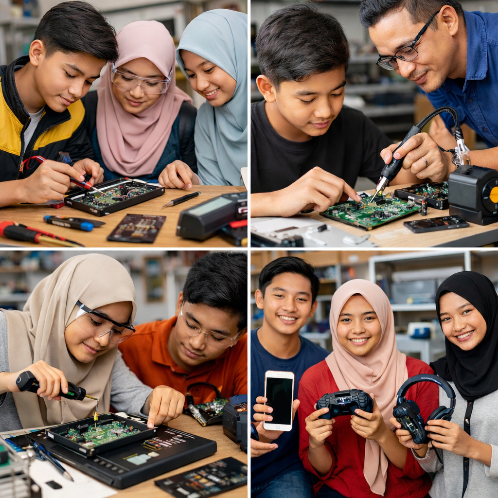 Kelas Membaiki Barang Elektronik untuk Remaja